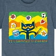 thumbnail image 3 of Pete The Cat - Groovy To Create - Toddler And Youth Short Sleeve Graphic T-Shirt, 3 of 6