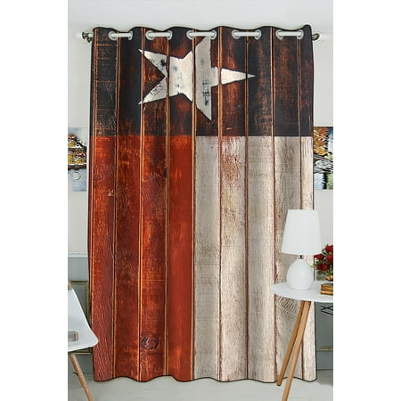 gckg texas star flag window curtain texas star flag grommet blackout