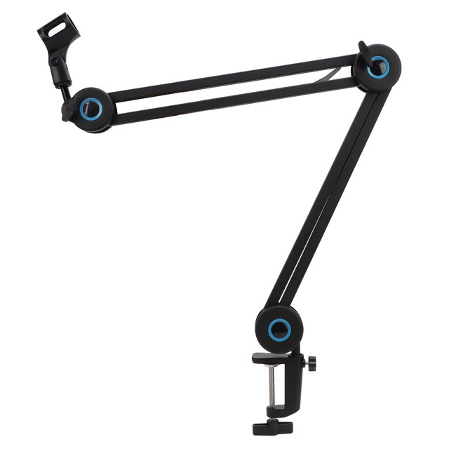 Bras de Microphone, Bras de Microphone Support de Bureau Compatibilité Universelle Amortissement à Ressort pour Diffusion en Direct