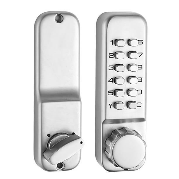 Cerradura de puerta Nikou contraseña digital mecánica Aleación de zinc entrada sin llave seguridad hogar