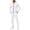 White, variant on Classic Plain Track Suits Mens Full Zip Long Sleeve Hoodie Slim Fit Elastic Jogger Pants Streetwear Outfit Beige L