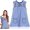 Blue, variant on Traditional Mexican Apron for Women Deep Pocket Beautiful Mandil Flower Embroidery Mandiles Para Mujer L Size Mom
