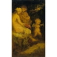thumbnail image 2 of Narcisse-Virgile Diaz de La Peña 12x18 Black Ornate Wood Framed Double Matted Museum Art Print Titled - The Education of Cupid (Probably C. 1855), 2 of 5