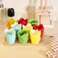thumbnail image 3 of 150pcs Tulip Cupcake Liners - Muffin Paper Baking Cups, Greaseproof Wrapper Holders for Birthday, Wedding, Party, Baby Showers, Catering, Restaurants, 3 of 6