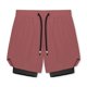thumbnail image 1 of Pantalones cortos de verano para hombre, para fitness, correr, deportes, de doble capa, informales, transpirables, sueltos, para entrenamiento, a la moda, 1 of 6