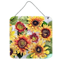 Carolines Treasures 8766DS66 Sunflowers Wall or Door Hanging Prints 6HX6W multicolor