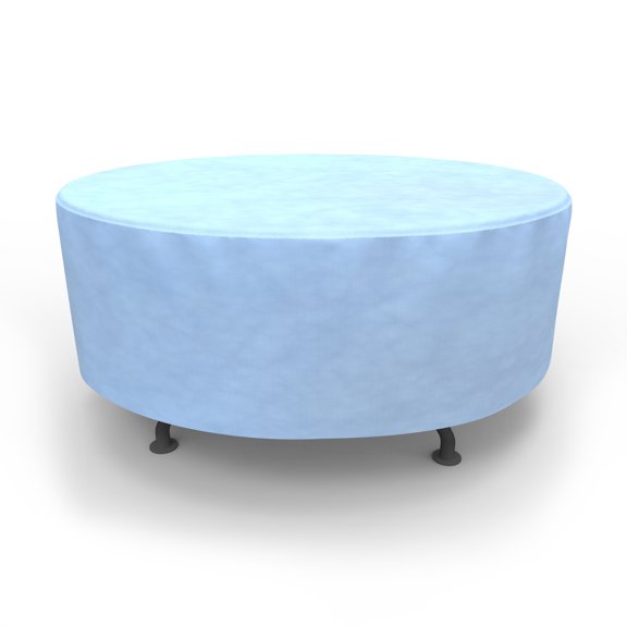 Budge Large Blue Patio Outdoor Round Table Cover, All-Seasons