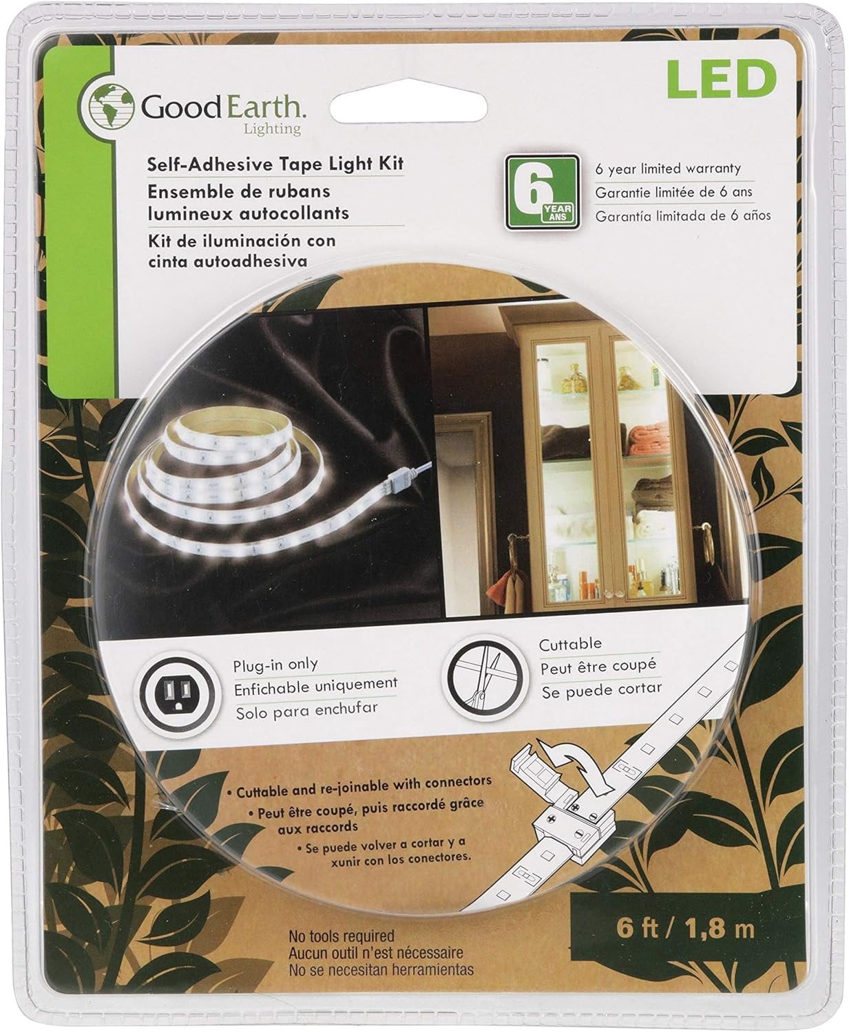 Good Earth Lighting AC1067-WHG-06LF0-G Light, White