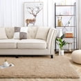 thumbnail image 4 of Softlife Fluffy Bedroom Rug Plush Fuzzy Rugs for Living Room,Super Soft Shaggy Carpet For Home Decor,4'x5.3',Light Tan, 4 of 7