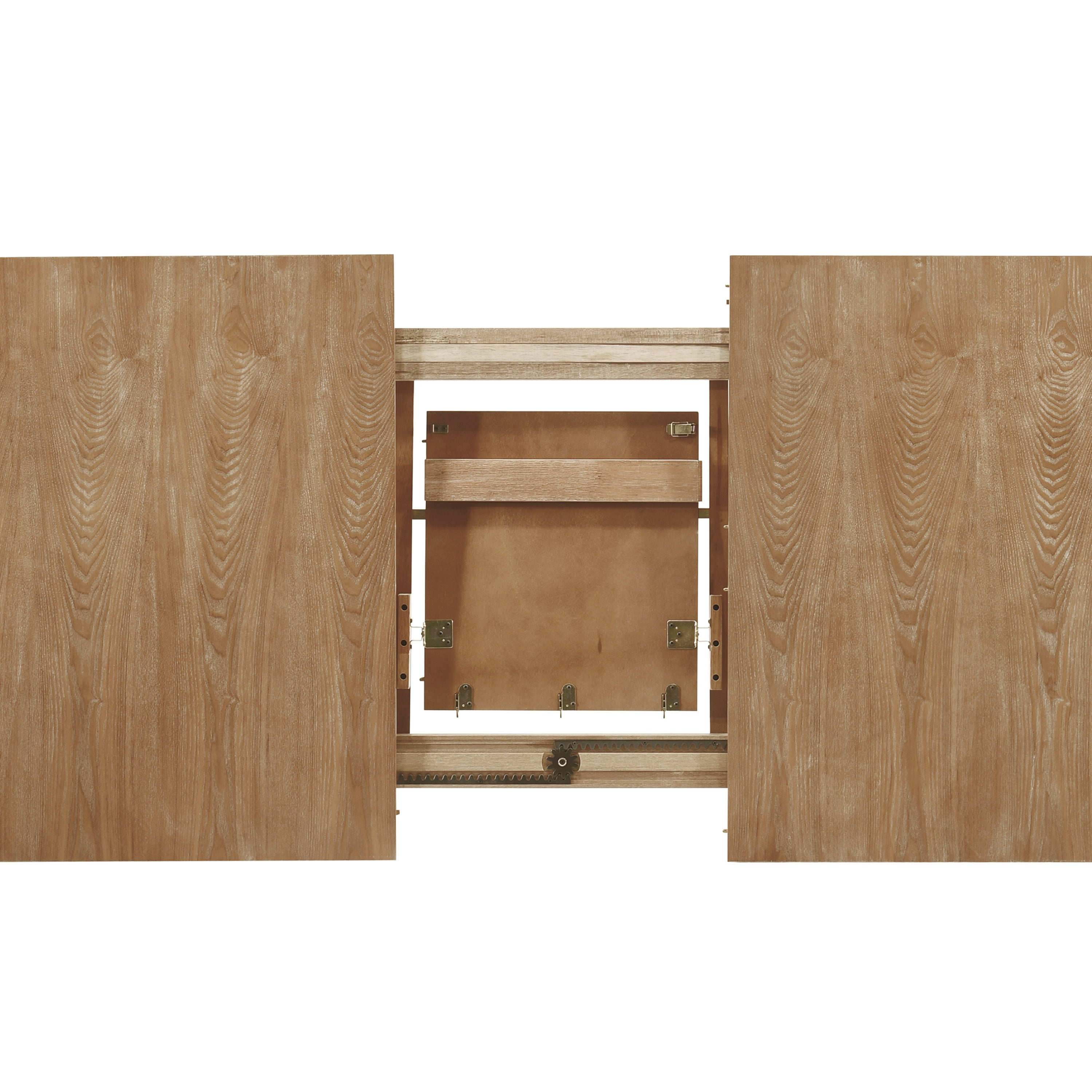 Noble House Bannock Wooden Expandable Dining Table, Natural Brown