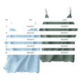 thumbnail image 2 of Tweang Womens Linen Tops Summer Vacation Outfits Peasant Blouse Linen Clothing for Womens Going Out Tops for Women Built in Comfort Bra Cotton and Linen Camisole Tshirts Summer Clothing Blue M, 2 of 2