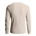 thumbnail image 7 of Mens Crewneck Sweatshirts Big and Tall Long Sleeve Knit Sweater Ribbed Fashion Basic Warm Pullover Relaxed Fit Lightweight Winter Sweatshirts for Men, 7 of 7
