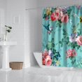 thumbnail image 2 of Pioneer Flower Floral Print Pattern Shower Curtain 72"x84" ,Bathroom Decorative Shower Curtains Set with 12 Hooks,Modern Waterproof Washable Shower Curtain, 2 of 6