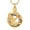 Gold+Purple, variant on Eagle Cremation Jewelry for Women Men Ashes Circle of Life Urn Necklace Stainless Steel Crystal Memorial Pendant Human Pets Ash Holder