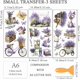 thumbnail image 2 of Juego de 3 calcomanías vintage de lavanda para muebles y manualidades (15 x 30 cm). Incluye espátula., 2 of 9