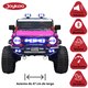 thumbnail image 3 of Montable Electrico Camioneta 4x4 para Niños Bluetooth Luces Led Control Remoto Batería 12v - Rosa, 3 of 8