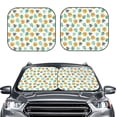 thumbnail image 2 of Fotbe Tiger Leaves 2-Piece Car Windshield Sun Shade | Sun Blocker for Car Windshield | Foldable Automotive Interior Accessories for Sun Protection-Large, 2 of 7
