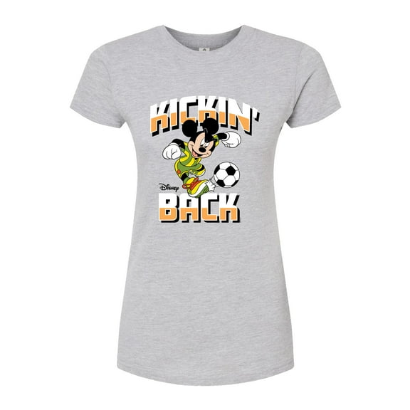 Disney - Kickin Back - Juniors Fitted Graphic T-Shirt