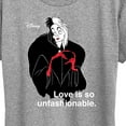 thumbnail image 3 of Disney Villains - Cruella De Vil Love Unfasionable  - Women's Short Sleeve Graphic T-Shirt, 3 of 5