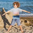 thumbnail image 3 of FORMRS Boys Rash Guard Short Sleeves Swim Shirt Quick Dry UPF 50+ Sun Protection, Sizes 3-12T, Abstract Painting, 3 of 6