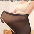 thumbnail image 2 of Legs Fake Translucent Warm Plush Lined Elastic Tights, Fleece Lined Leggings Women, Pantyhose for Winter, 2 of 7