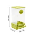 thumbnail image 4 of Bird Feeder Automatic Seed Dispenser Anti-Splash Food Bowl for Budgie Cockatiel Parrot, 4 of 10