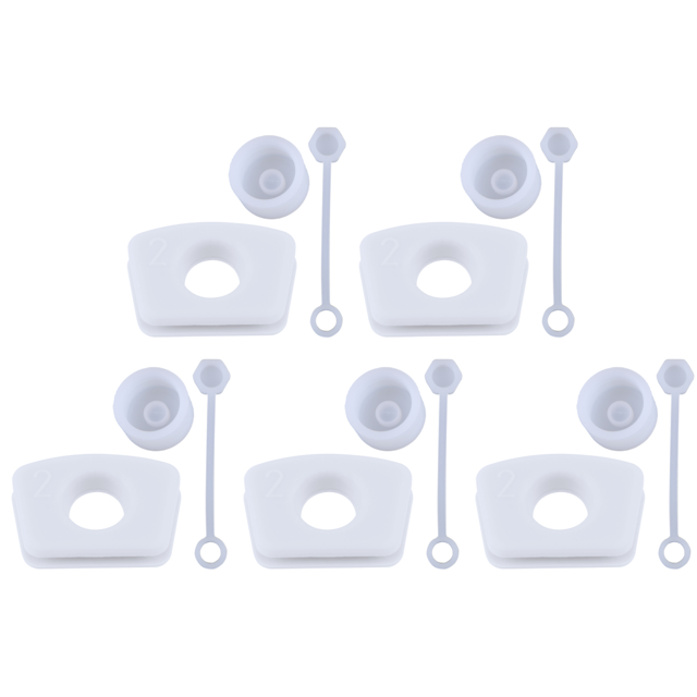 Juego Tapones Silicona para Derrames Reutilizables Cup 1.0/2.0 () Blanco