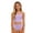 Purple, variant on Summer Swimwear,Girls Swimsuit Adjustable Straps Cut Out Swimwear 2 Piece Solid Color Tankini for Girls Bathing Suit
