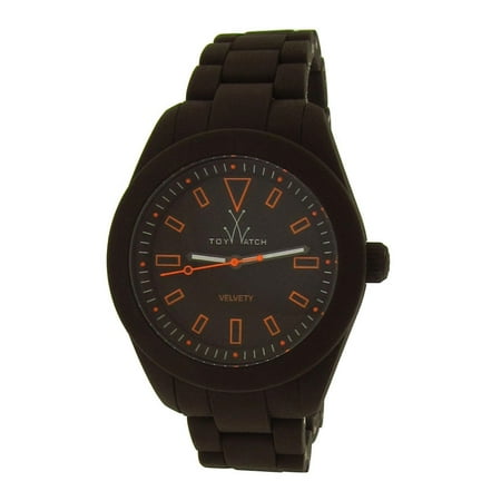 Toywatch Vv06br Women's Velvety Time Dark Brown Silicone And Dial Watch