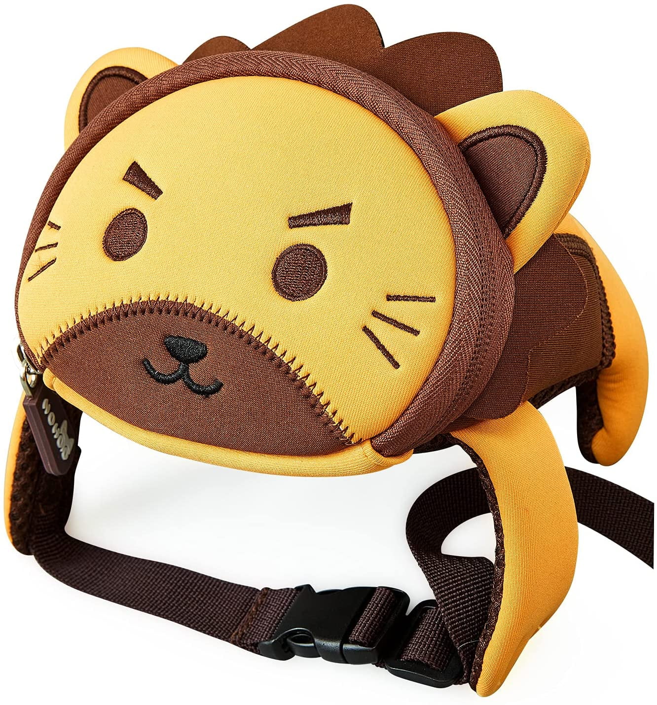 Toddler Waist Packs Cute Animal Belt Bag Neoprene Waterproof with Adjustable Waist Straps Gray Cat NOHOO Kids Fanny Fack Boys Girls 