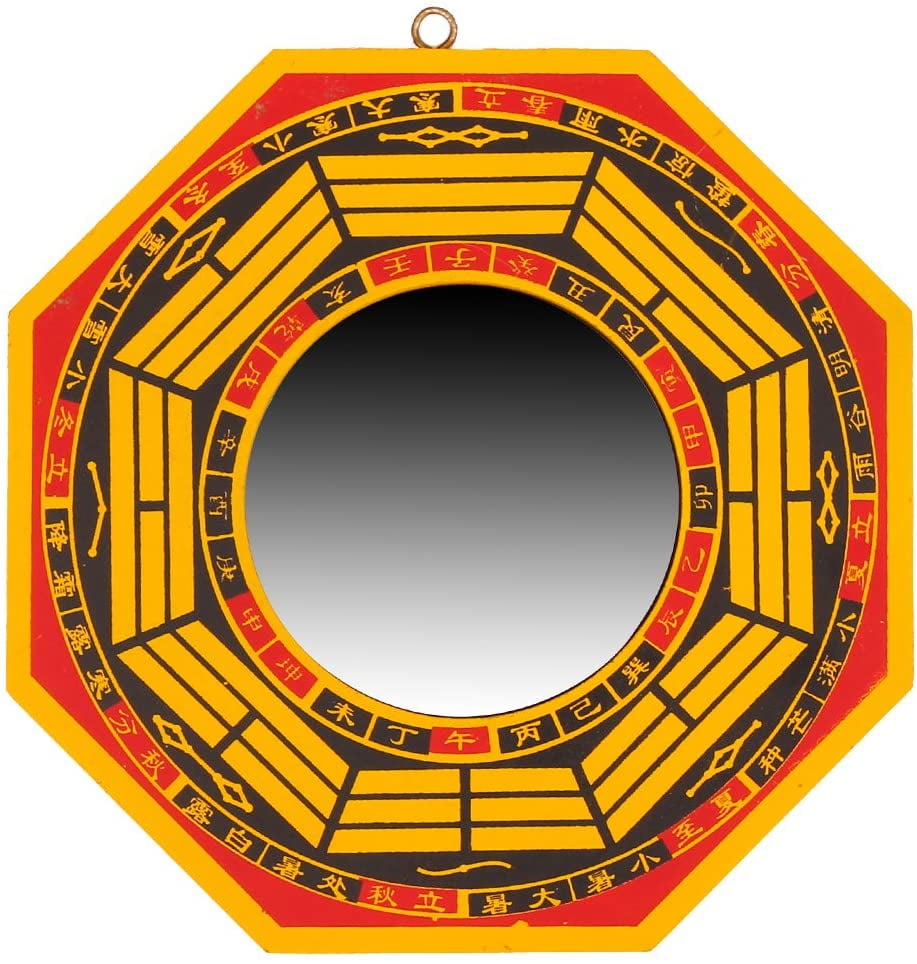 4" 12" Convex or Concave Traditional chinese Feng Shui Bagua Mirror 
