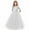 Silver, variant on Toddler Kids Wedding Dress Children's Tulle Tutu Elegant Prom Gown Dresses Girls Puff Long Sleeve Princess Dress