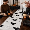 thumbnail image 6 of Halloween Table Runner, 13 x 72 in Decorative Fabric Dining Table Runner for Party, Entryway, Mantel and Seasonal Home Decor, 6 of 7