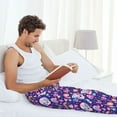 thumbnail image 5 of Honiee Skull mushroom rainbow for men - a sleek fusion of Straight Pajama Pants, versatile Lounge Pants, and cozy Sleepwear, all rolled into one-Small, 5 of 6