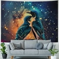 thumbnail image 4 of Orinice Night Sky Tapestry Wall Hanging Unique Style Graphic Tapestries Home Wall Decor Art for Living Room Bedroom Apartment Farmhouse Dorm 50x40inch, 4 of 6