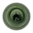 thumbnail image 3 of Bergamo Art 9" Wide Decorative Handmade Green Round Pumpkin Glass Vase, 3 of 6
