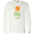 thumbnail image 3 of Inktastic Happy Fall Y'all, Pumpkin, Arrow, Fall, Autumn Long Sleeve T-Shirt, 3 of 5