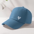 thumbnail image 4 of MEICHEN Heart Print Baseball Cap for Women Adjustable Trucker Hat Solid Dad Hat Unisex Cotton Sports Sun Hat, 4 of 5