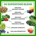 Orgain Organic Greens Powder + 50 Superfoods, Berry 1 Billion