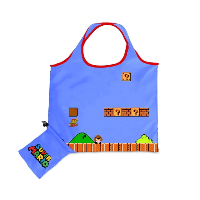 Bolsa Plegable de Tela Super Mario Bros Tigsa Super Mario World 47 cm x 36 cm