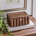 thumbnail image 4 of Better Homes & Gardens Scalloped Wooden Jewelry Box with Lid, Decorative Trinket Storage Organizer, Natural Wood, 4 of 11
