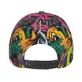 thumbnail image 4 of Baseball Cap, Colorful Pug Trucker Hats Women Dad Hat for Workouts - Baseball hat Adjustable Size, 4 of 7