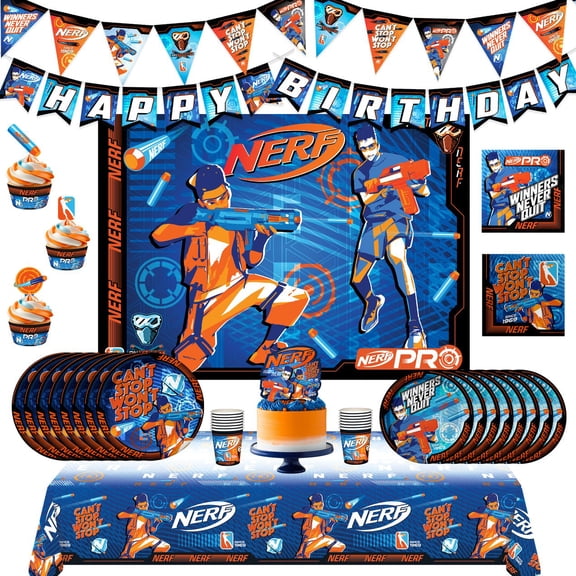 Nerf Party Supplies Ultimate Set for 16 Guests