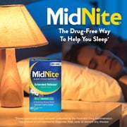 (2 pack) MidNite Extended Release Medium Dose, 6 mg Melatonin Sleep Aid, 30 Tablets