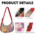 thumbnail image 2 of Boho Artistic Tribal Crossbody Bag for Women Colorful Ethnic Style Shoulder Corduroy Sling Purse Adjustable Strap, 2 of 5
