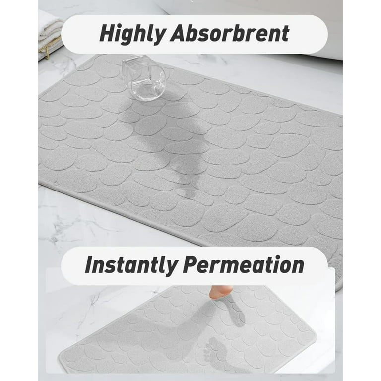 SIXHOME-Bath Rug-Quick Dry Absorbent Rubber Backed Thin Bathroom Rugs –  PROARTS AND MORE