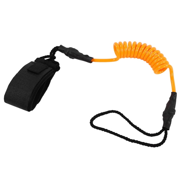 Accesorio de kayak, remo de seguridad, correa para tabla de surf (naranja)