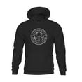 thumbnail image 2 of Youth 1863FC  Black Leicester City Mono Badge Fleece Pullover Hoodie, 2 of 3