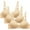 Beige bras for women, variant on Wycnly Bras for Women,Womens T-Shirt Bras,3pcs Womens Push up Bras Comfort Lightly Lined Underwire Seamless T-Shirt Bra Ladies Girls Compression Wirefree Everyday Underwear Bra