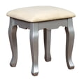 thumbnail image 3 of Furniture of America Cadence Traditional 3-Piece Vanity Set, Silver, 3 of 6